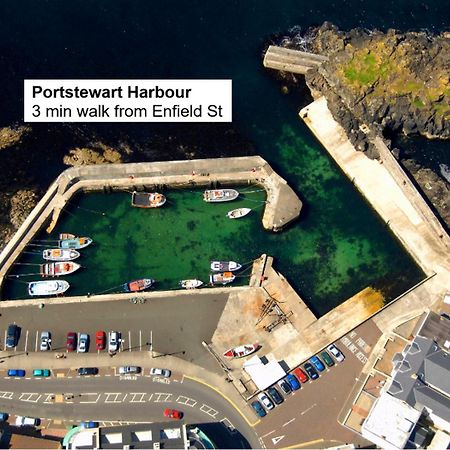 Enfield Street House Behind Portstewart Promenade With Partial Sea View From Front 3 Bed Sleeps 7 Villa Kültér fotó