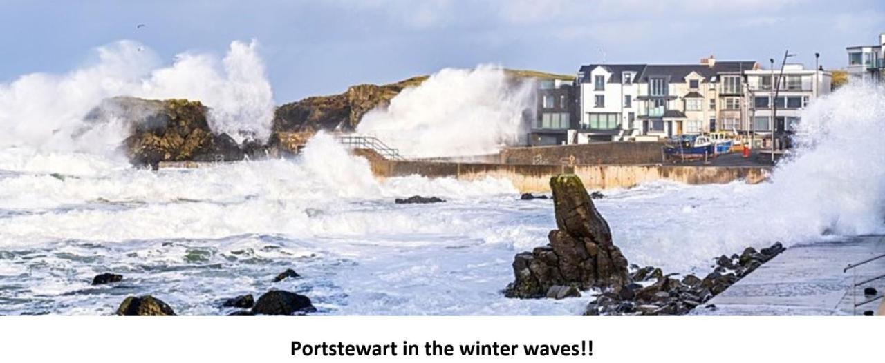 Enfield Street House Behind Portstewart Promenade With Partial Sea View From Front 3 Bed Sleeps 7 Villa Kültér fotó