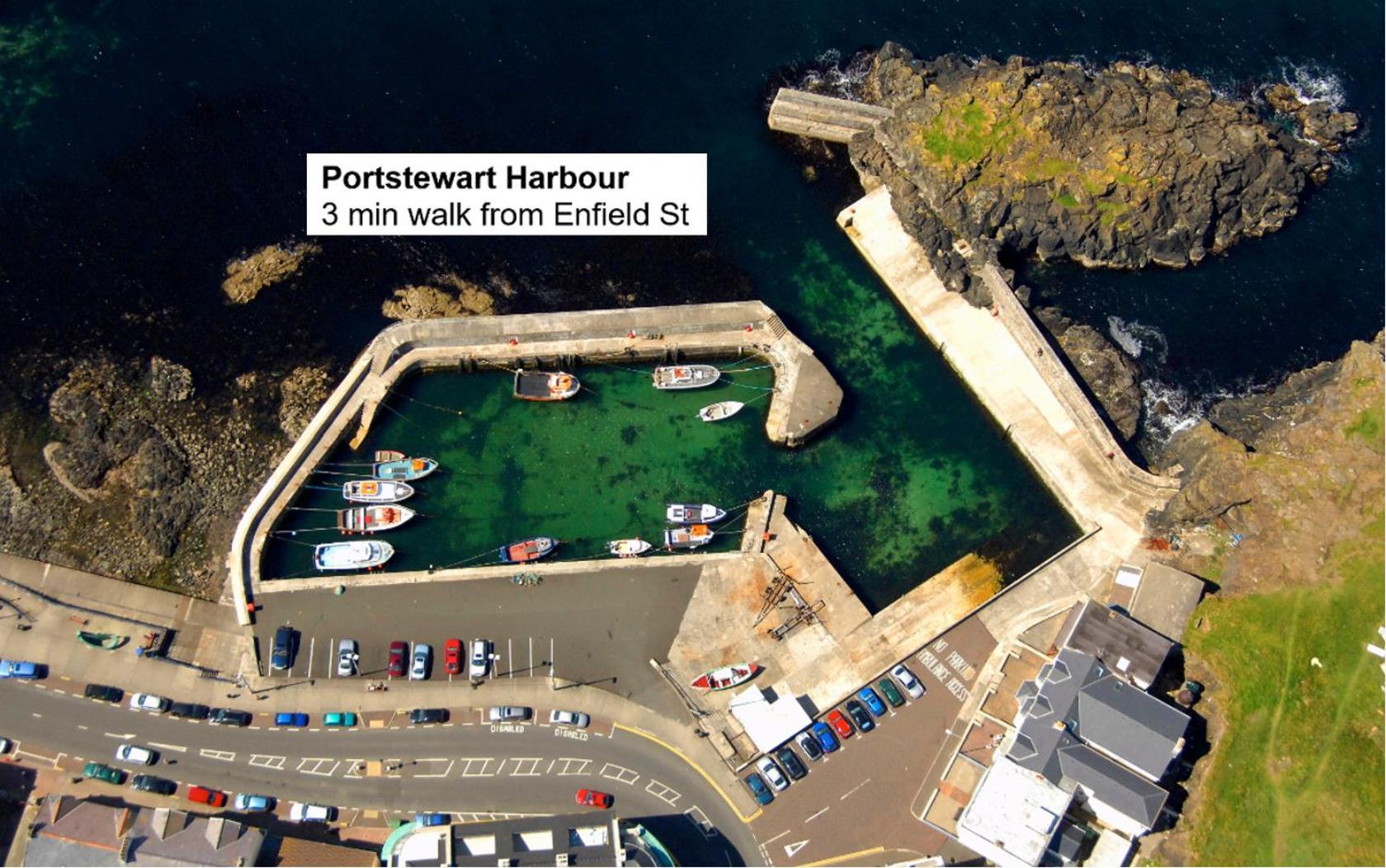 Enfield Street House Behind Portstewart Promenade With Partial Sea View From Front 3 Bed Sleeps 7 Villa Kültér fotó